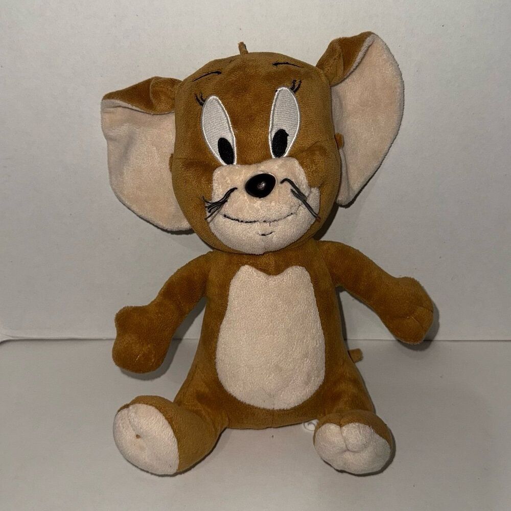 Jerry Mouse Plush Hanna Barbera Cartoon Network - 10" Tall Tom & Jerry Cartoon